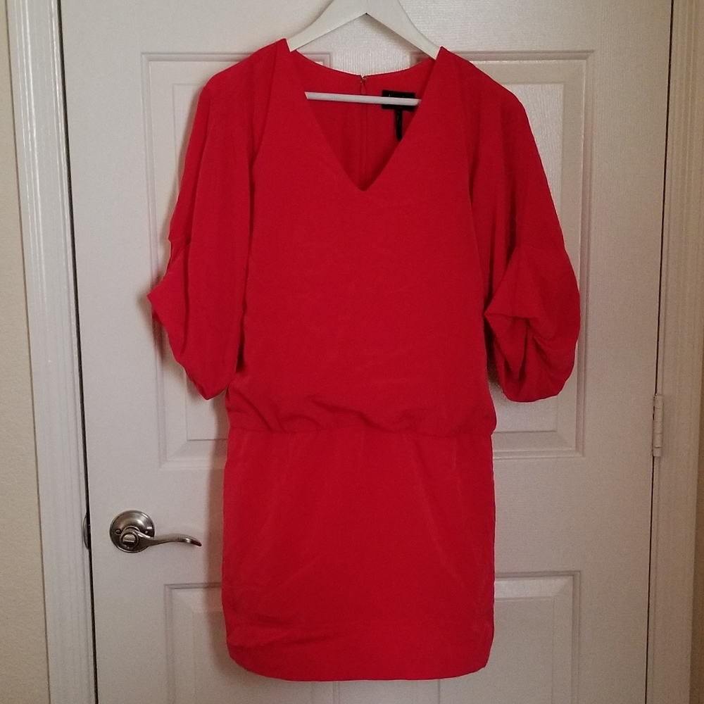 NWT Redish Orange Chiffon dress